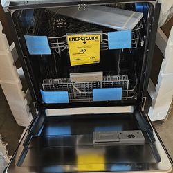 JANSKA 24 in. Black Stainless Steel Front Control Digital Built-In Dishwasher with 3-Stage Filtration, 6 Smart Wash Programs