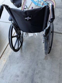 Medline Wheelchair Black Folding Frame