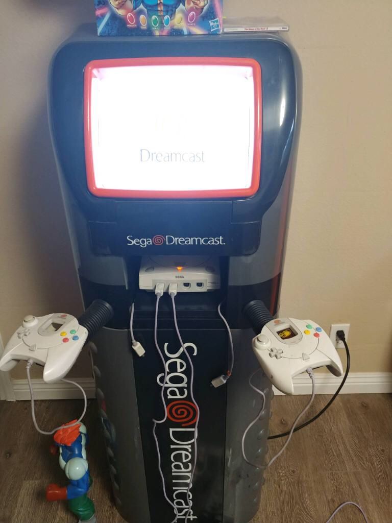 Sega Dreamcast Kiosk Store Display (fully working)