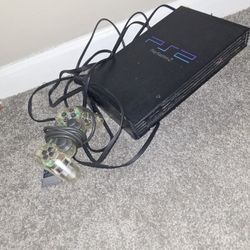 PS2 With All Hookups And Controller