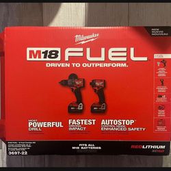 Milwaukee M18 Hammer Drill & Impact Driver Combo Kit