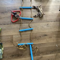 Climbing Ladders And Pull Up Rings