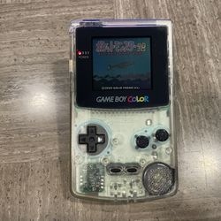 Clear Nintendo Gameboy Color Console (Working) 