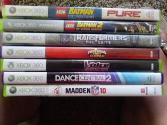 7 xbox 360 games $30 for all 7 games text {contact info removed}