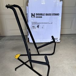 Hercules DS590B Double Upright Bass Stand, Black