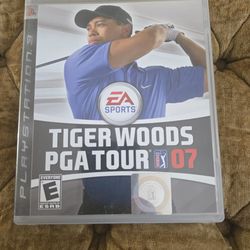 Tiger Woods PGA Tour 07 for the PlayStation 3.
