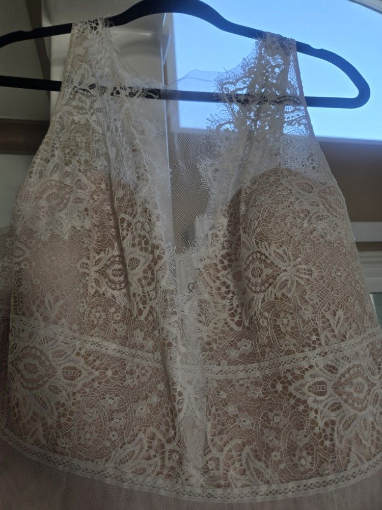 Casablanca Wedding Dress Custom Size 18 But Taken In For Size 12-14