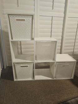 11" 3-2-1 Cube Organizer White - Brightroom