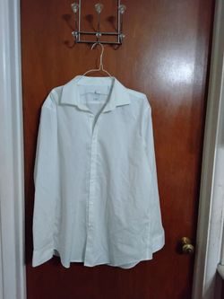 Men's White Dress Shirt Long Sleeve. Size 16 1/2. 34/35