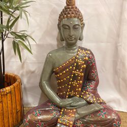 Budha Statue Hand Painted 