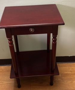 Solid Wood End Table