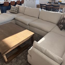 6 Piece Modular Cloud Couch Dupe - Ashley’s Furniture 