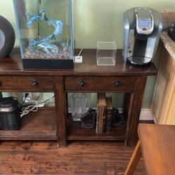 Pottery Barn Benchwright Console Table