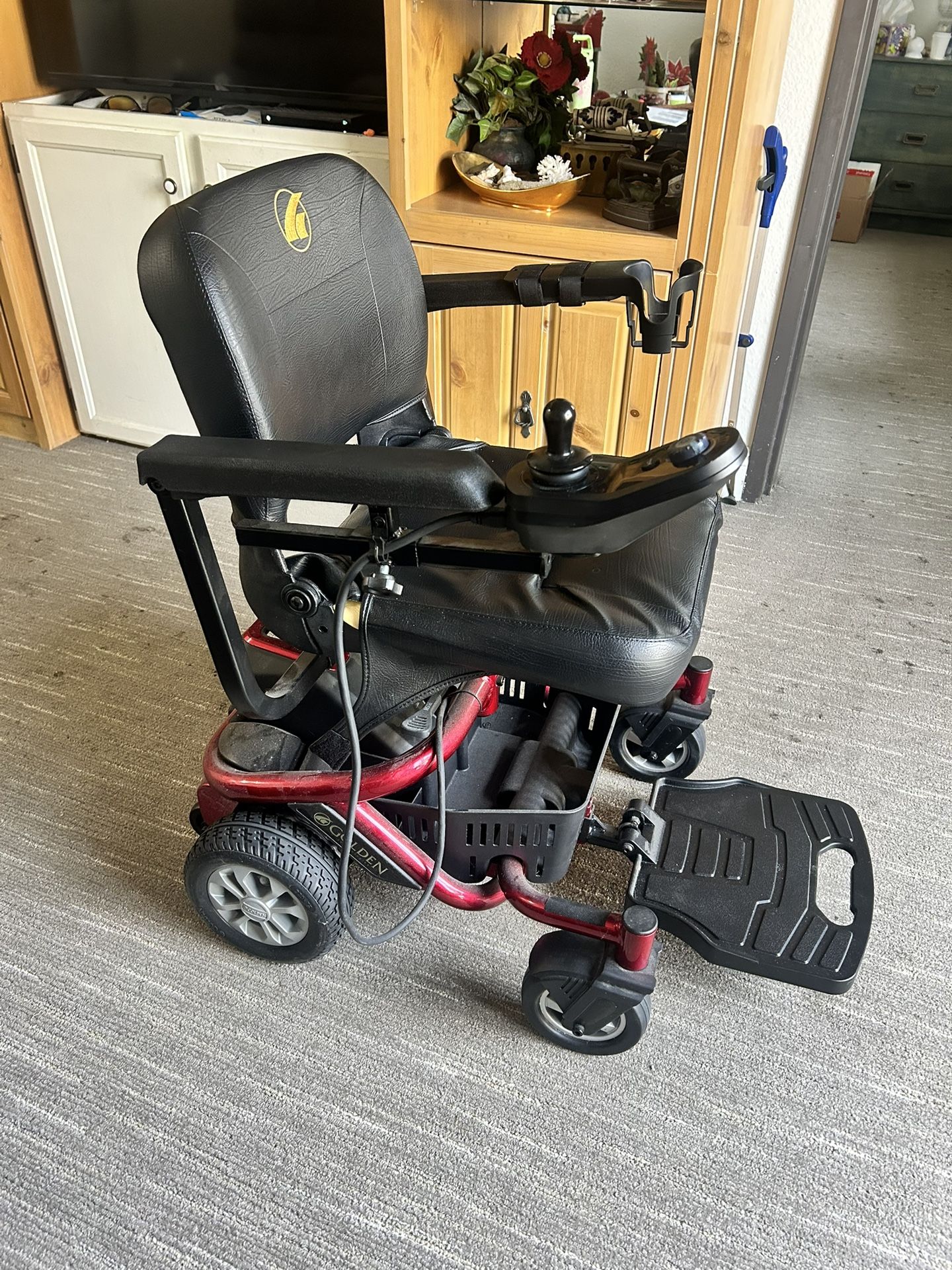 Electric Wheelchair- very lightly used. Portable.