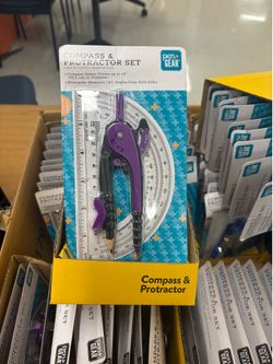 80 compass and protractor set