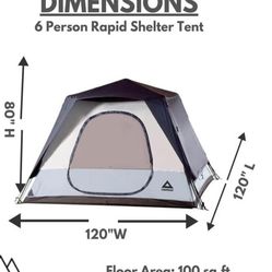 Caddis Rapid 6 camping tent