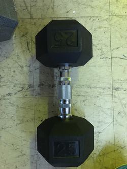 25lbs Hexagon Dumbbell, only one