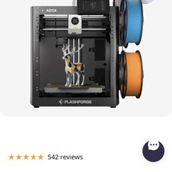 Flashforge AD5X – Multicolor 3D Printer for High-Speed, Full-Color Printing