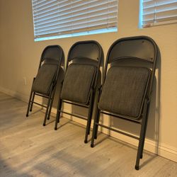 3-Piece Folding Chairs