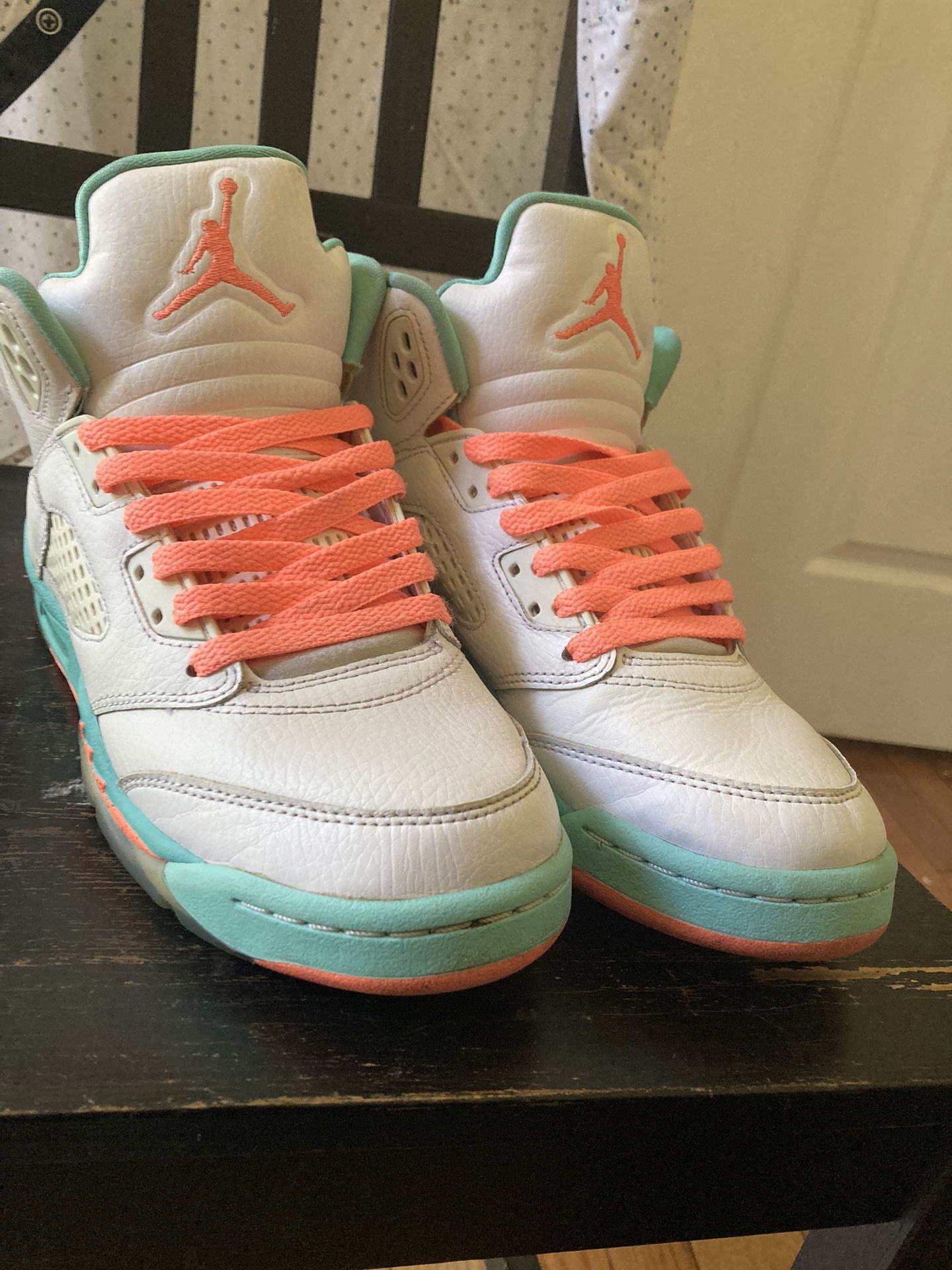 Air Jordan 5 Retro Gs “Light Aqua”