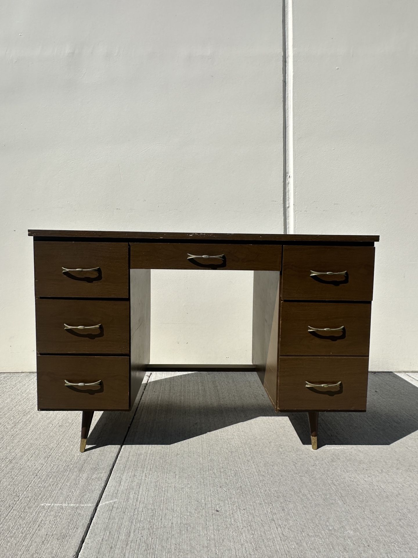Vintage Small Mid Century Modern Desk