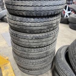 6 215/85lt16 Continental Used