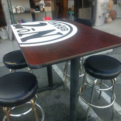 Pub Table & Bar Stools From sports Bar