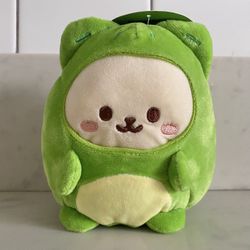 Anirollz Toad Frog Dog Plushie Plush Toy Mochi Stuffed Animal Round 1 Bunniroll Green Cute Japan Figure