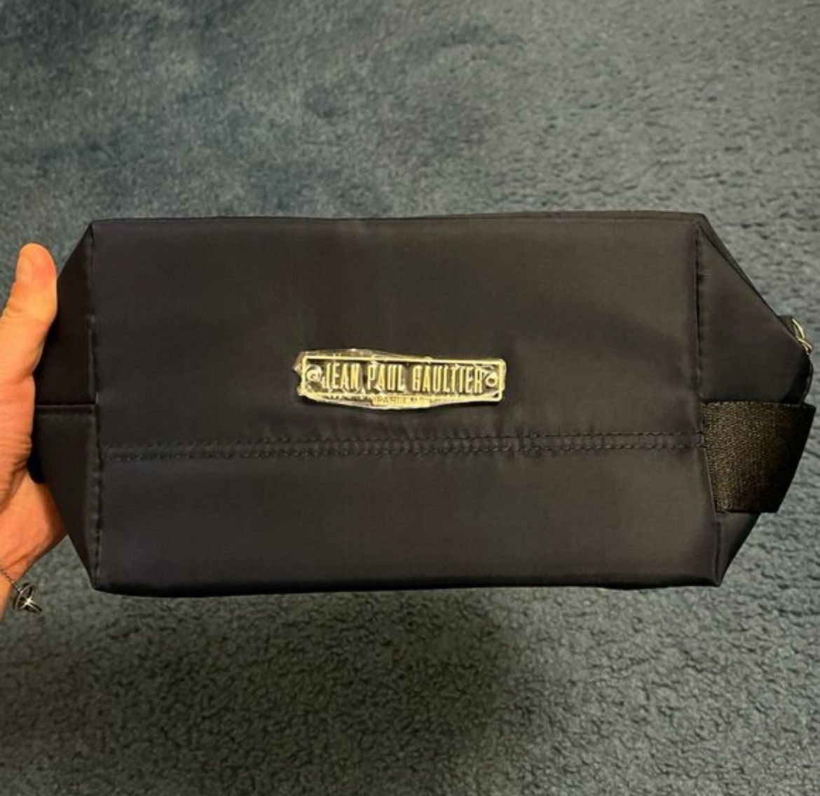 Jean Paul Gaultier Unisex Navy Travel Toiletry Bag Pouch