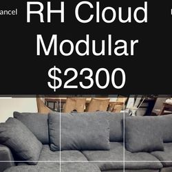 Restoration Hardware Four seater sofa with Chase