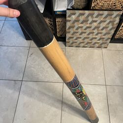 Hand-Painted Didgeridoo – 47” Bamboo Aboriginal-Style Musical Instrument & Decor