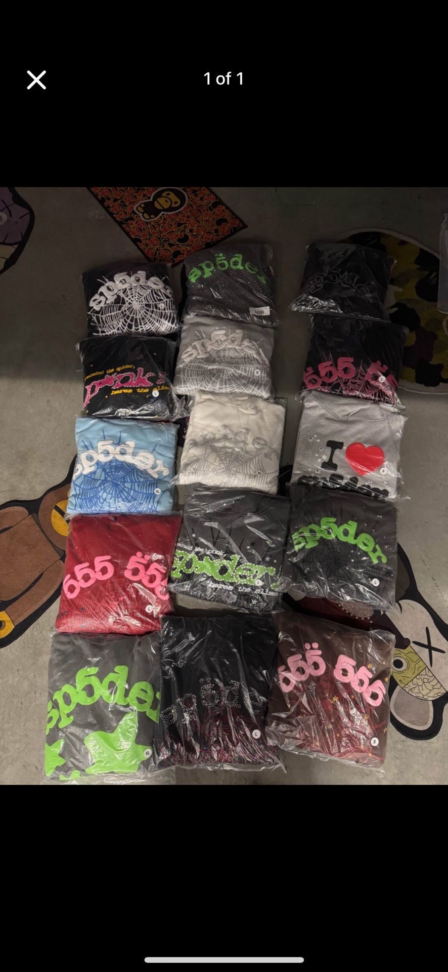 spider hoodies for single or bulk buyers lmk 