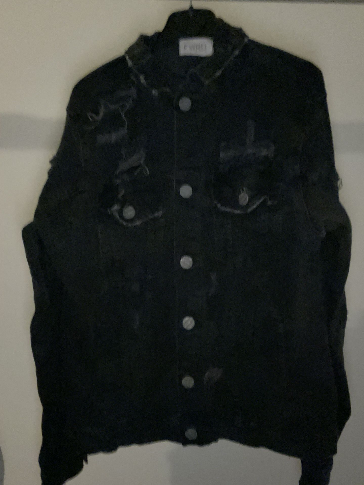 Black Jean Jacket