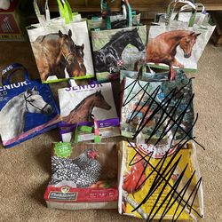 Recycled Farm Feed Bags Made Into Shopping Bags