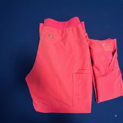 FIGS limited Edition- F*cking Pink Scrub set