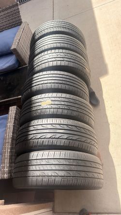 225/55/18 7 llantas 25 cada una