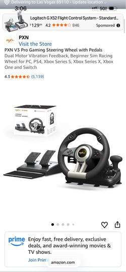Gaming racing wheel