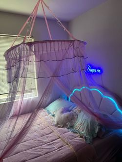 Soft Pink Velvet Bed Frame Only