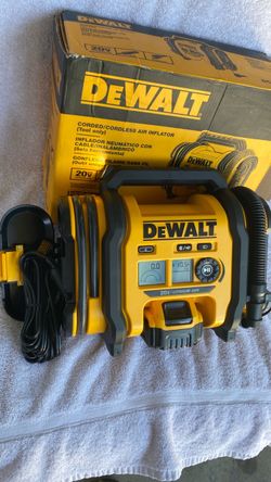 DEWALT  20V MAX CORDLESS AIR INFLATOR  TO TOOL ONLY BATTERY NOT INCLUDED NEW IN BOX $100 FIRM