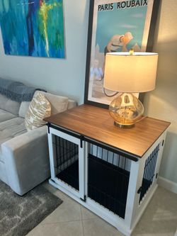 Dog Cage/Side Table
