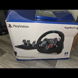 Logitech G29 Driving Force Racing Wheel And Floor Pedals For Ps5 Ps4 PC And Mac