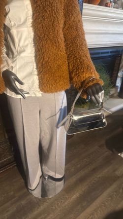 Silver Metallic Mini Shoulder Bag