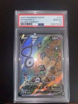 2022 Pokemon SWSH Unown V PSA 10