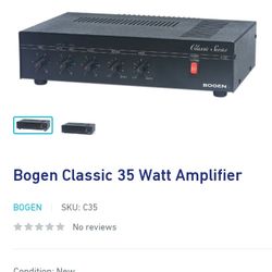 Complete Bogen Sound System With Microphone 