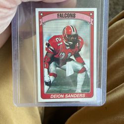 Deion Sanders Rookie Sticker