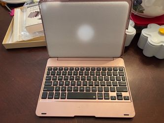 iPad Bluetooth Keyboard Case Rose Gold