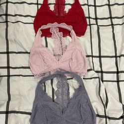 gilly hicks - 3 bralettes