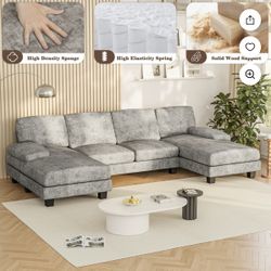 Grey Sectional Couch Barely Used