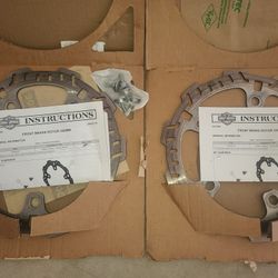 Pair of harley davidson performance brake rotors, excellent condition