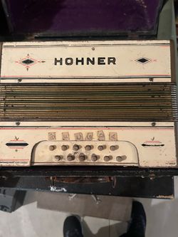 Rare Hohner Verdi 2 Accordion